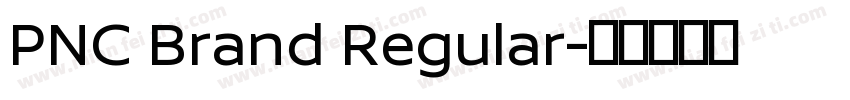 PNC Brand Regular字体转换